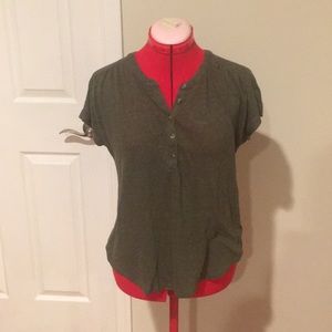 Old Navy Olive Green Short Sleeve Top
